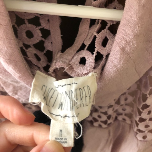 Pink Sleeveless Top with Black tie detail - Picture 3 of 4